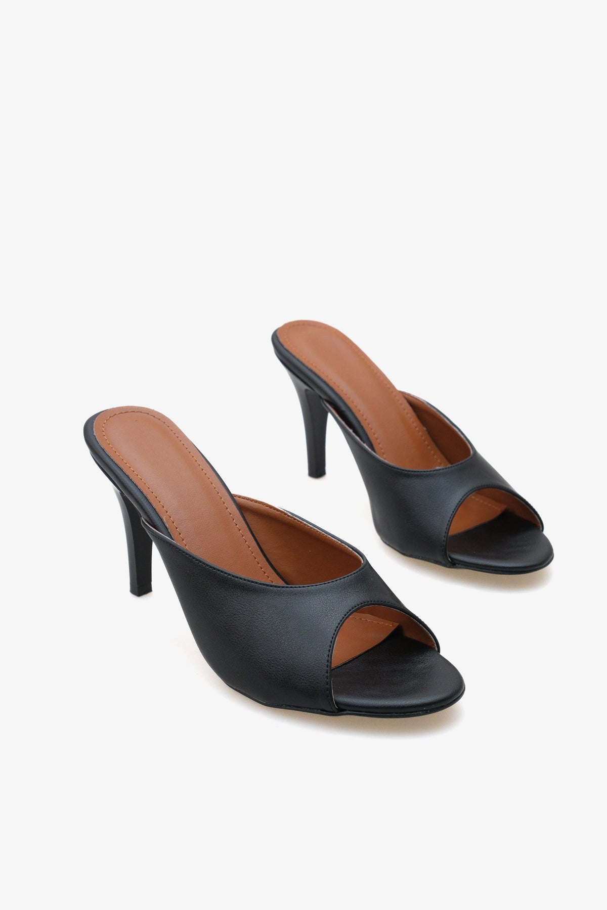 Kadın bantlı topuklu günlük terlik Sancoles