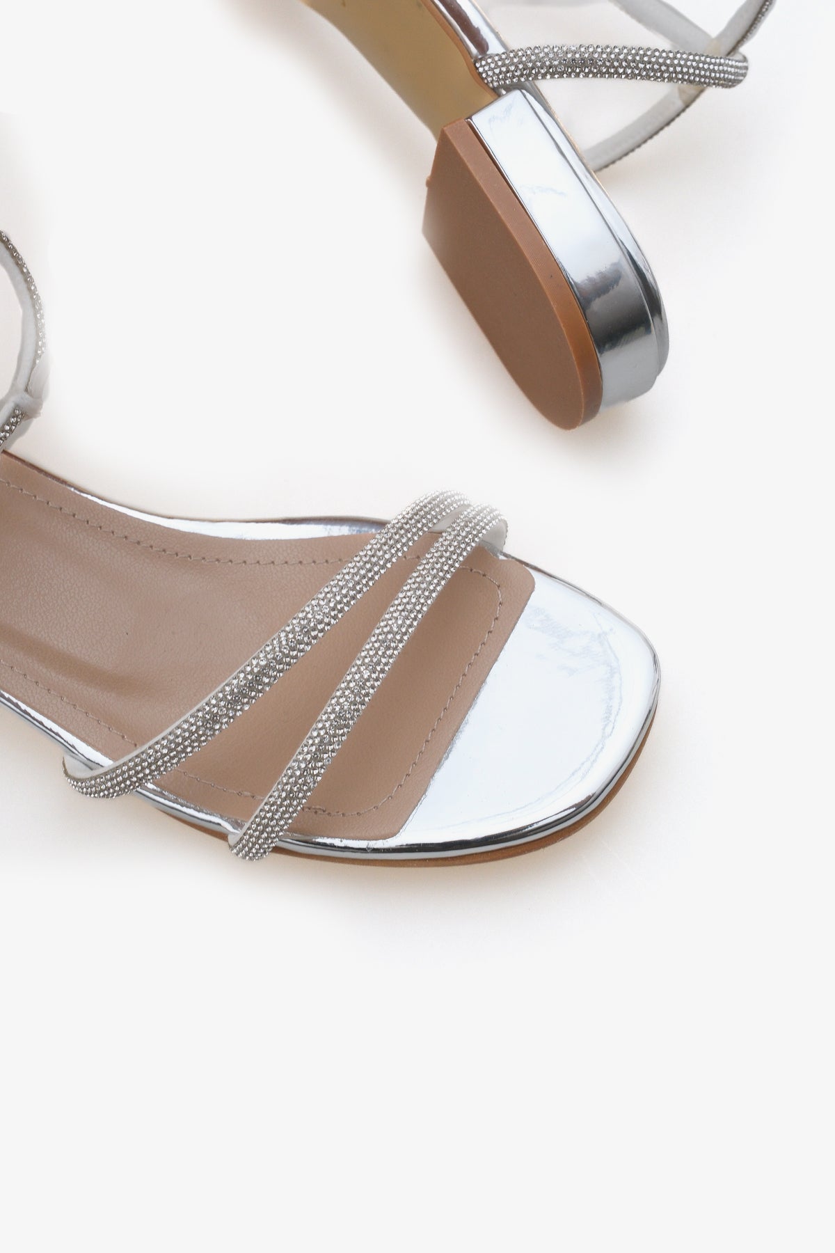 Kadın çift bantlı günlük sandalet vens