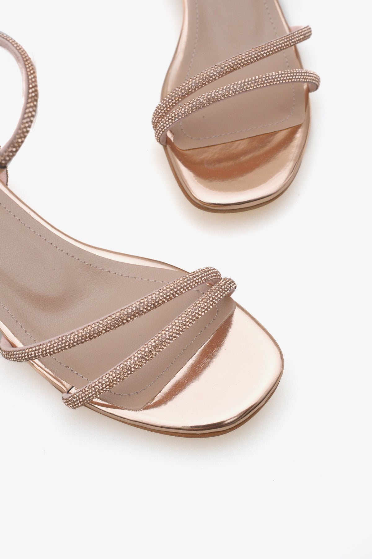 Kadın çift bantlı günlük sandalet vens