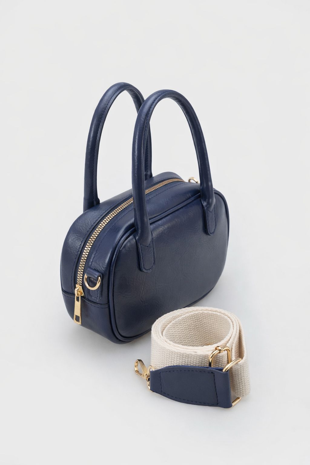 Kadın Fermuarlı El ve Omuz Çantası Posiare Laci