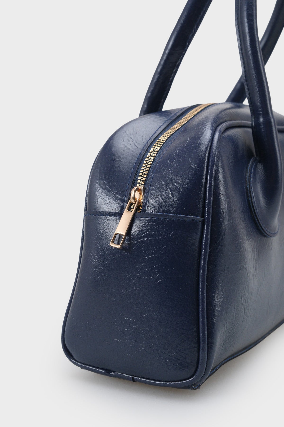 Kadın Gold Fermuar Kapama Dikişli Günlük Kol Çantası Lucenza Laci