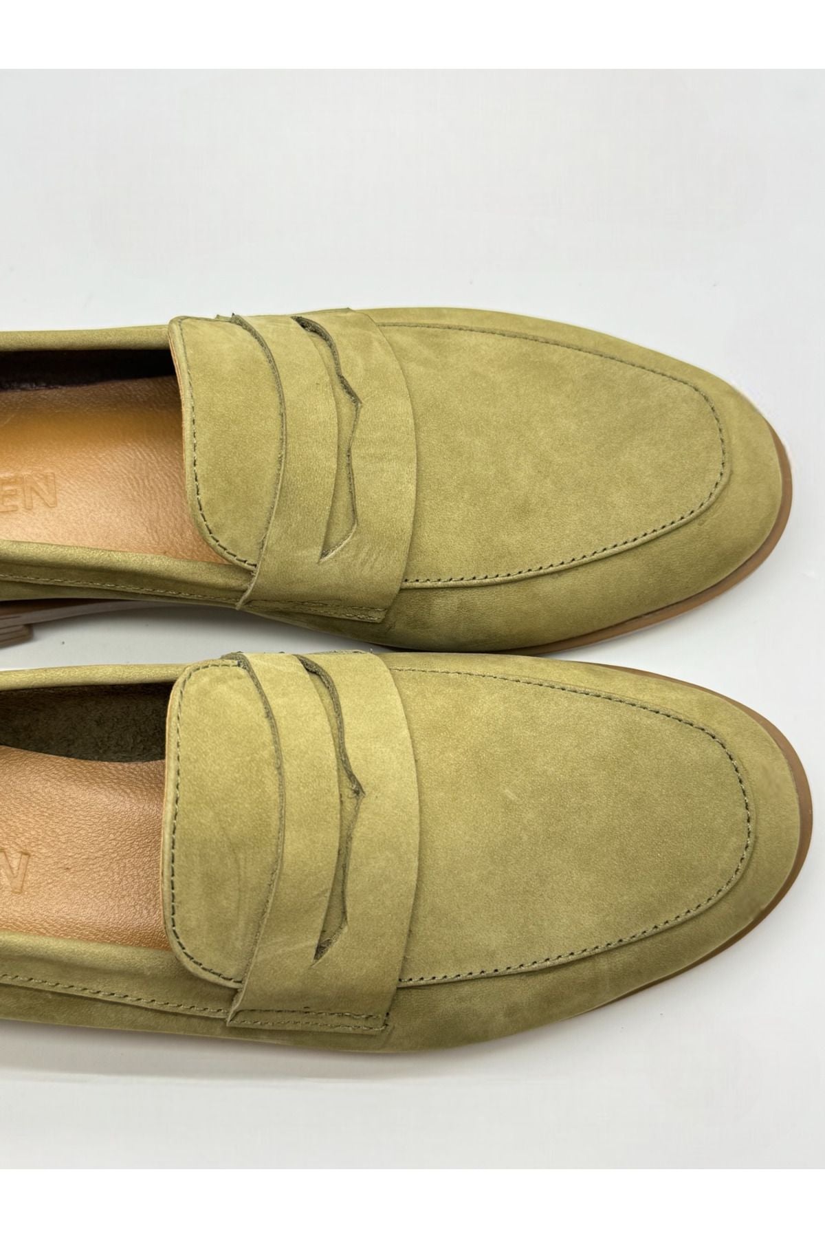 Kadın Hakiki Deri Loafer Günlük Ayakkabı Fabriano Süet