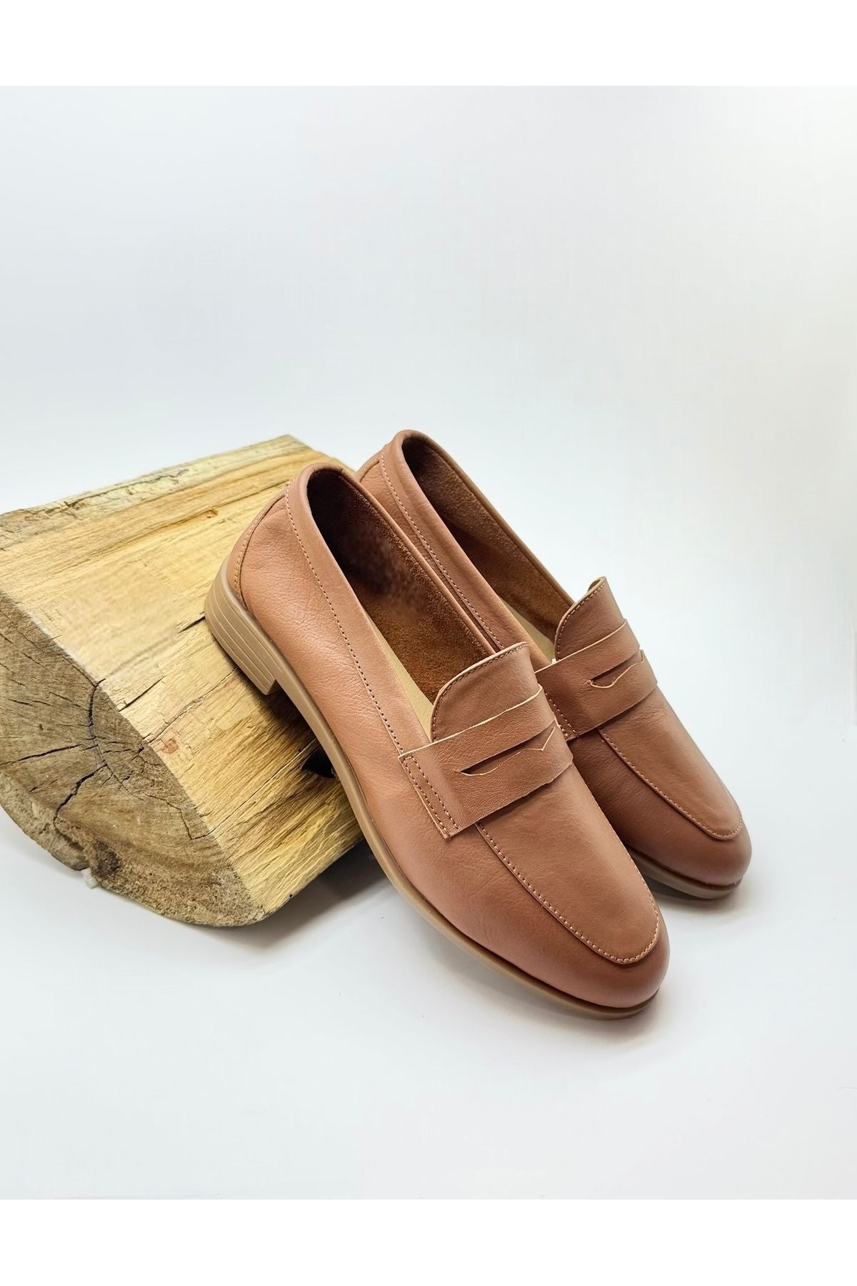 Kadın Hakiki Deri Loafer Günlük Ayakkabı Fabriano