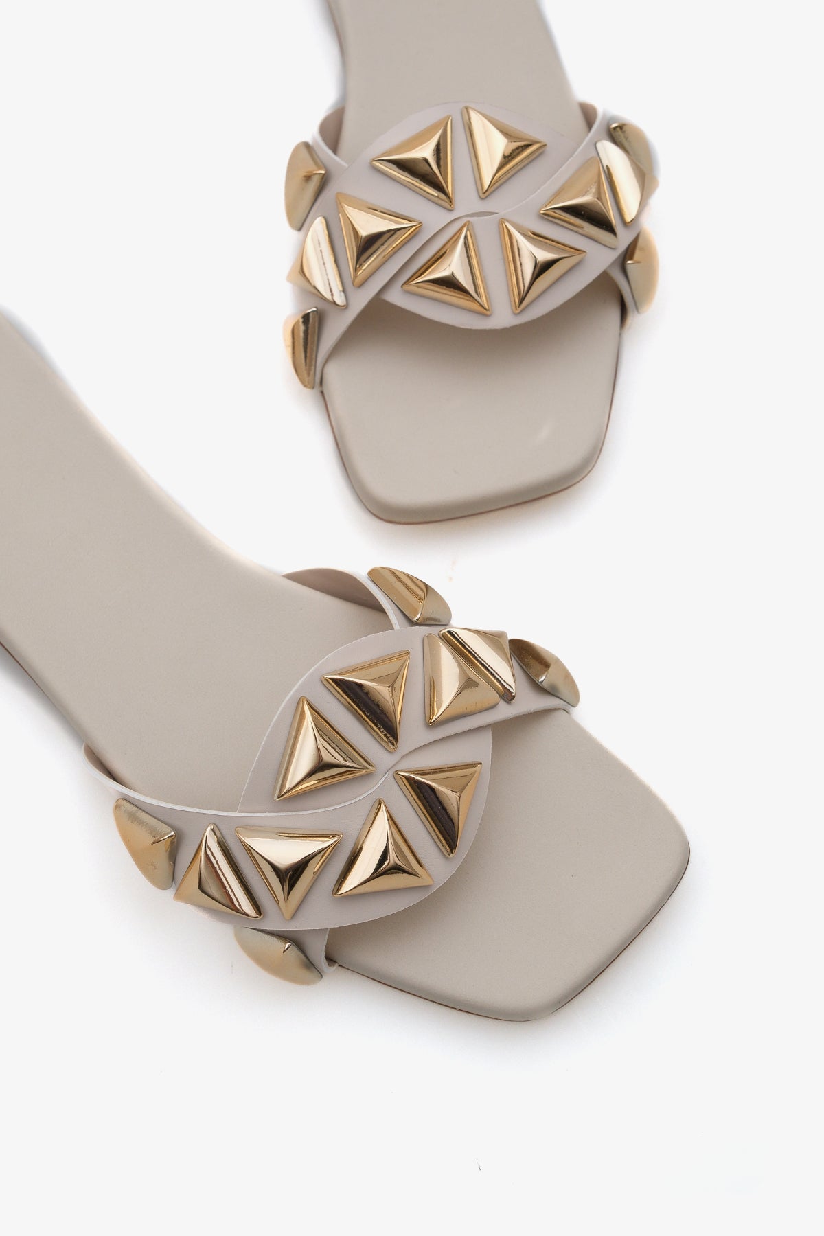 Kadın Kalın Taban,Taşlı Günlük Terlik Hezy