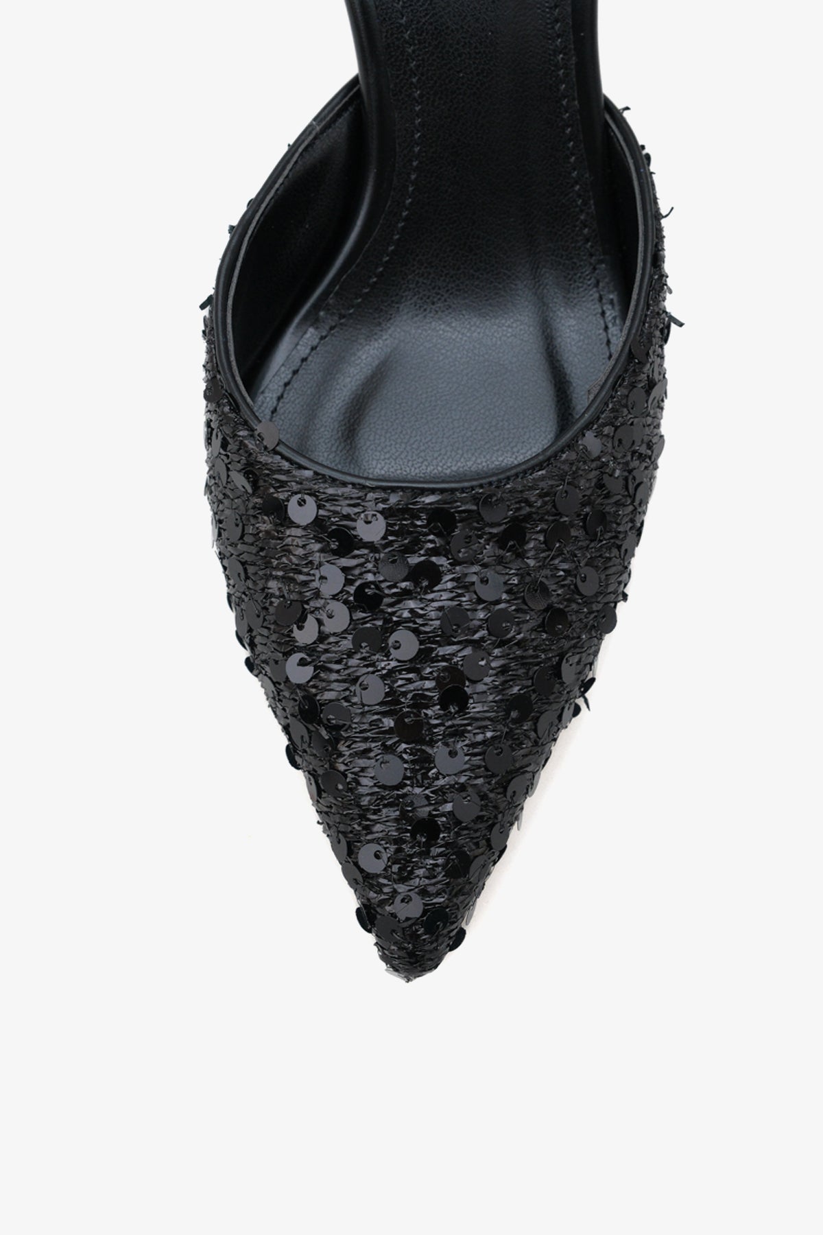 Kadın stiletto sivri burun pullu topuklu ayakkabı Verona