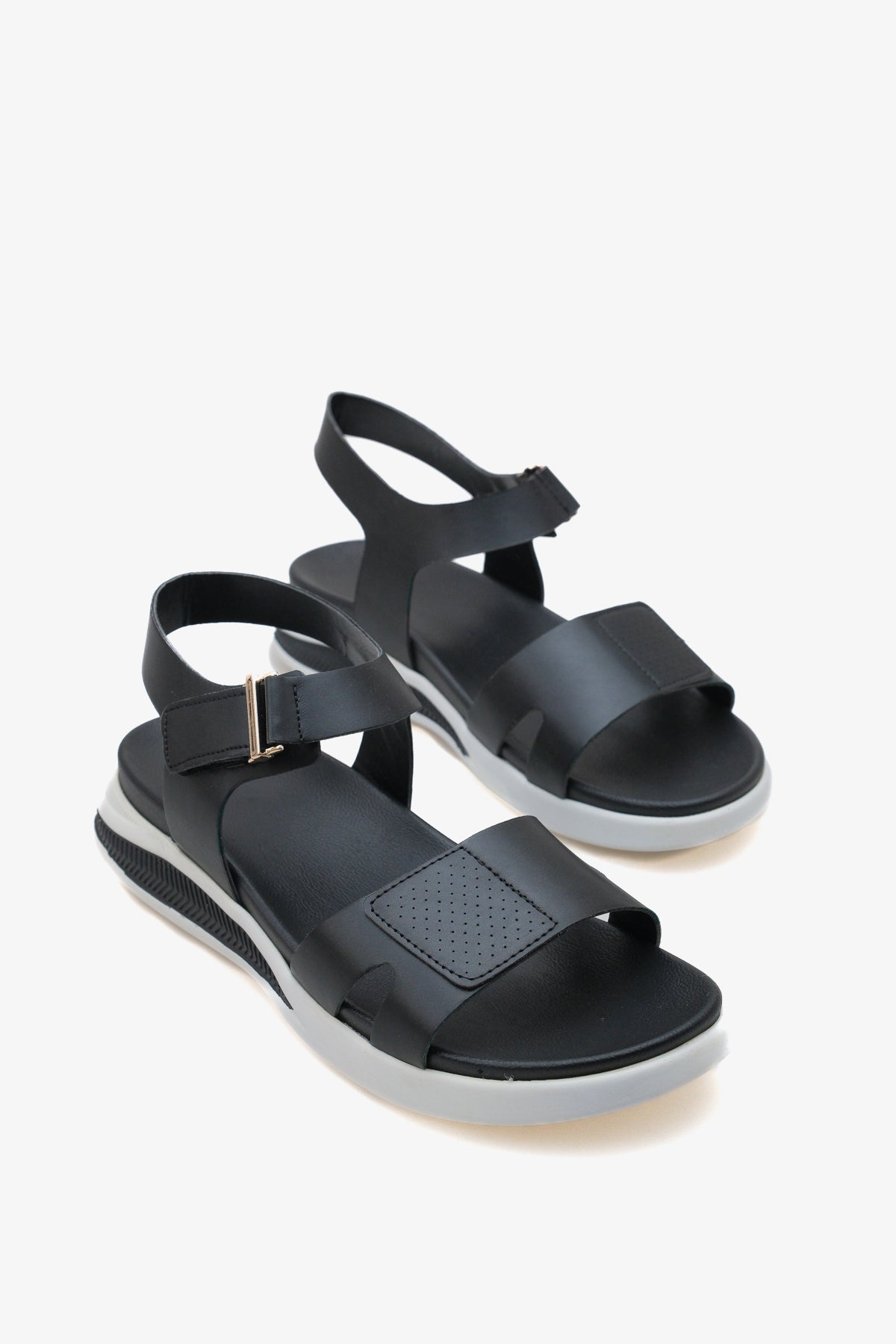 Lojo kadın bantlı kalın spor taban günlük sandalet Orla